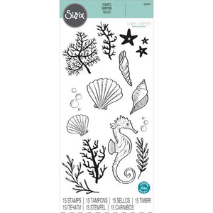 Sizzix Clear Stamp Set Ocean Elements (666669)