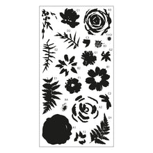 Load image into Gallery viewer, Sizzix Layered Clear Stamps Set 20PK - Painted Florals (666670)
