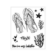 Load image into Gallery viewer, Sizzix Framelits Stamp &amp; Die Set Your My Ocean (666671)
