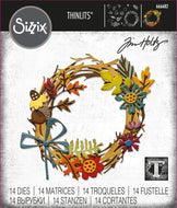 Sizzix Thinlits Vault Foliage Wreath (666682)
