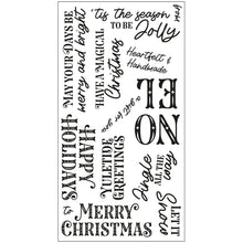 Load image into Gallery viewer, Sizzix Clear Stamps Set 13PK - Greetings of the Season by Catherine Pooler (666722)
