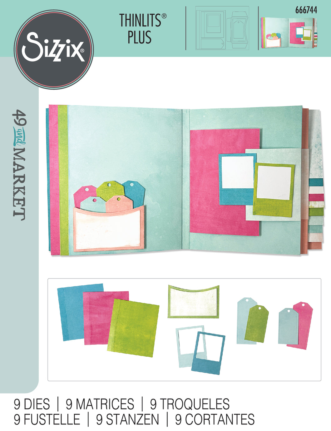 Sizzix by 49 and Market Journal Essential Pages (666744)