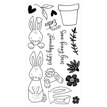Load image into Gallery viewer, Sizzix Clear Stamps Set 15PK - Bunny Bits &amp; Blooms by Catherine Pooler (666794)

