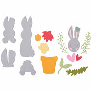 Sizzix Thinlits Die Set 17PK - Bunny Bits & Blooms #2 by Catherine Pooler (666795)