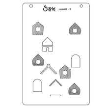 Load image into Gallery viewer, Sizzix A6 Layered Stencils 4PK - Good Place to Land by Catherine Pooler (666802)
