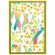 Sizzix A6 Stencil 4PK - Fragmented Floral #2 by Stacey Park (666819)