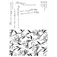 Load image into Gallery viewer, Sizzix A5 Clear Stamps 8PK w/Framelits Die Set - Creative Coordinations, Wall Flower by Stacey Park
