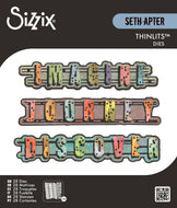 Sizzix Thinlits Die Set 28PK Word Wafers #1 by Seth Apter   (666905)