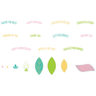 Sizzix Clear Stamps Set 22PK Overarching Sentiments by Catherine Pooler (666997)
