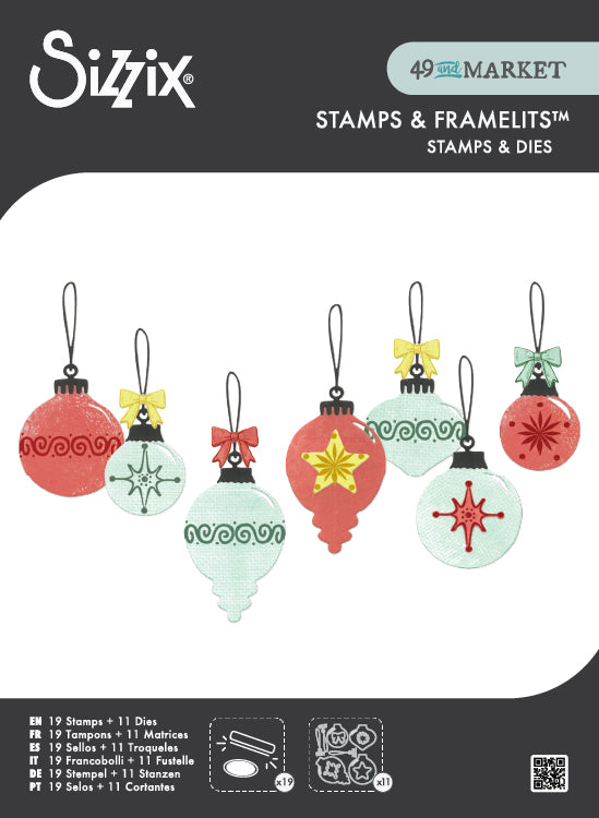 Sizzix - 49 and Market Collection -Baubles (667019)