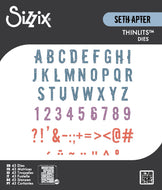 Sizzix Thinlits Die Set Typography by Seth Apter (667050)