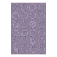 Sizzix Thinlits Tim Holtz Vault Ringer Embossing Folder 667239
