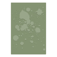 Sizzix Thinlits Tim Holtz Vault Ink Splats Embossing Folder 667246