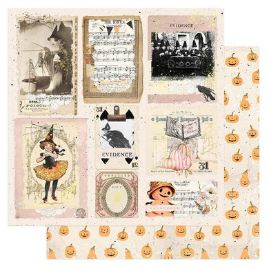 Graphic 45 Midnight Tales Collection 12x12 Scrapbook Paper Hallows' Ev –  Everything Mixed Media