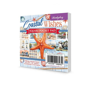 Hunkydory Coastal Wishes Paper Pad (PPSQ102)