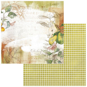 49 and Market Vintage Orchard Pear Tree 12x12 Paper