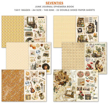 Load image into Gallery viewer, Ciao Bella Seventies Junk Journal &amp; Ephemera Book A4 32/Pkg (CBB027)

