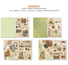 Load image into Gallery viewer, Ciao Bella Seventies Junk Journal &amp; Ephemera Book A4 32/Pkg (CBB027)
