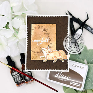 Hero Arts Stamp & Die Bundle Fall Fox (SB379)