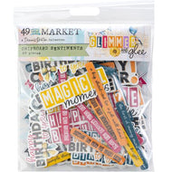 49 and Market Glimmer and Glee Chipboard Assortment ( DGG-36152)