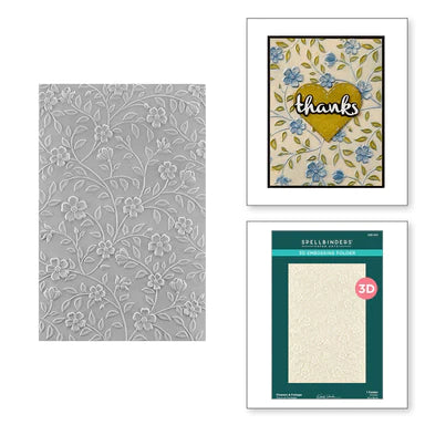 The Paper Studio Embossing Folder-A2 Vines-Art Journals-Crafts-Greeting  Cards