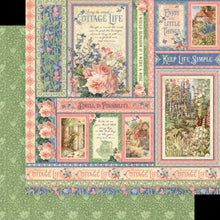 Load image into Gallery viewer, Graphic 45 Papercrafting Paper 8" x 8" Paper Pad - Cottage Life (4502396)
