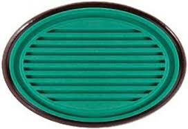 JustRite Wood Stamper Oval 2 1/4