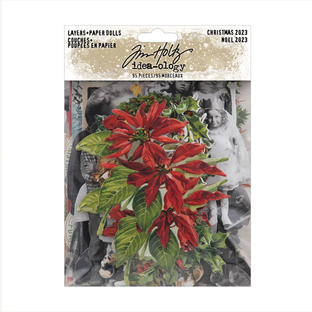 Tim Holtz idea-ology 2023 Christmas Layers and Paper Dolls (TH94348)