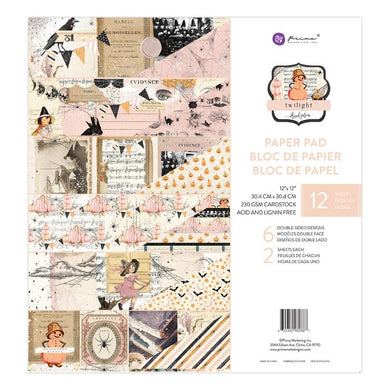 Graphic 45 Midnight Tales Collection 12x12 Scrapbook Paper Hallows' Ev –  Everything Mixed Media