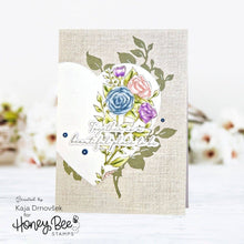 Load image into Gallery viewer, Vintage Flora - 5x6 Rubber Cling Background Stamp
