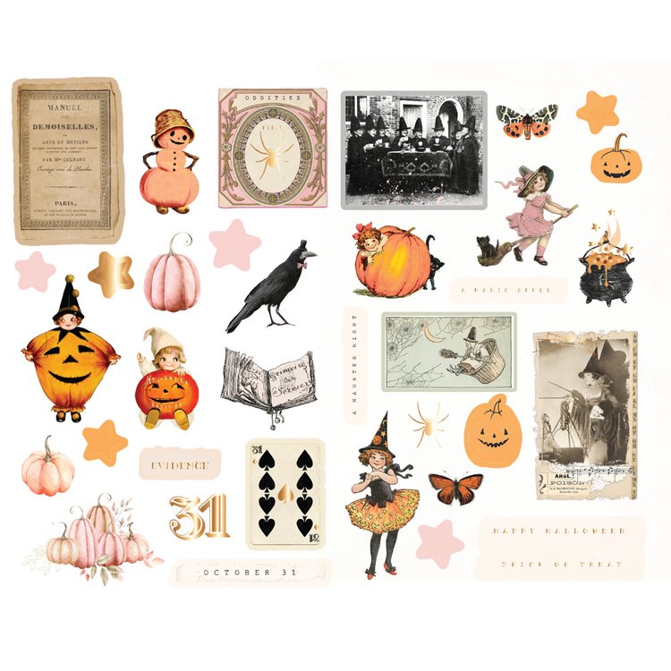 Prima Twilight Collection Chipboard Stickers (980917)