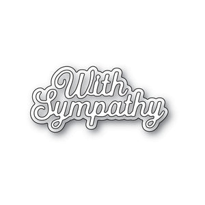 Memory Box - Everyday Sentiments - With Sympathy die (A107)