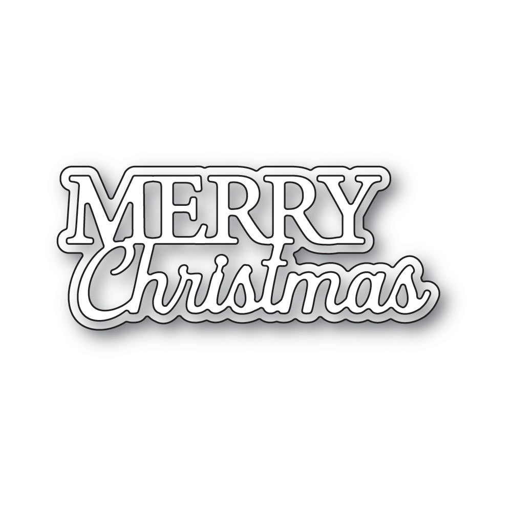 Memory Box - Everyday Sentiments - Merry Christmas die (A116)