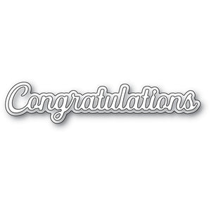 Memory Box - Everyday Sentiments - Congratulations die (A119)