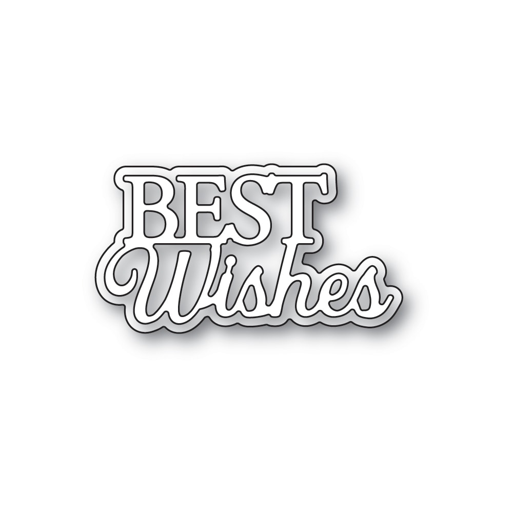 Memory Box - Everyday Sentiments - Best Wishes die (A122)