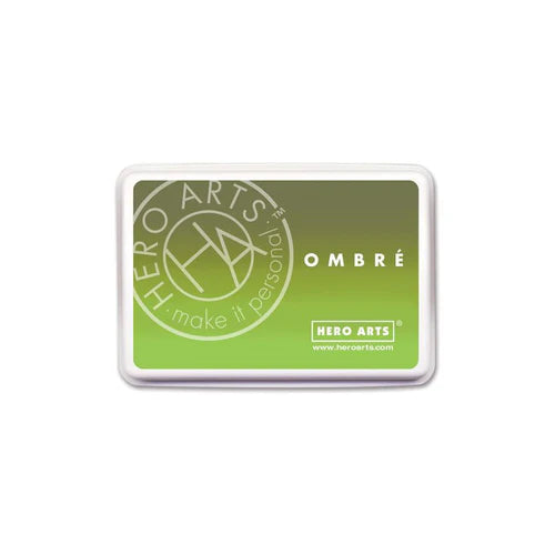 Hero Arts Ombre Ink Pad Lime to Forever Green (AF320)