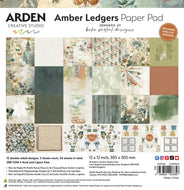 Arden Creative Studio Amber Ledgers Collection 12x12 Scrapbook Paper Pad (ACSPP0031)