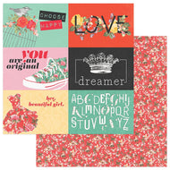 Photoplay Paper Belle Fleur 12x12 Paper Dreamer (BLF9264)