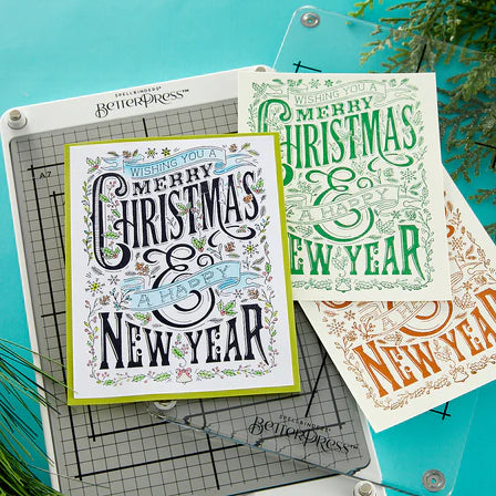 Spellbinders BetterPress Plate - Christmas Collection, Festive Noel -  Scrapbooking Made Simple