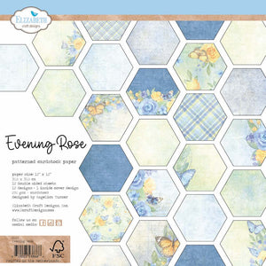 Elizabeth Craft Designs Evening Rose Collection 12x12 Paper Pack (C023)