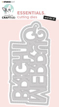 Load image into Gallery viewer, Studio Light Essentials Cutting Dies Words XL Merry &amp; Bright
