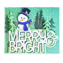 Load image into Gallery viewer, Studio Light Essentials Cutting Dies Words XL Merry &amp; Bright
