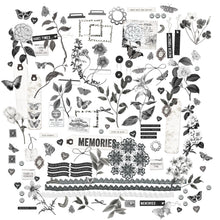 Load image into Gallery viewer, 49 and Market Color Swatch Charcoal Collection Laser Cut Elements (CCS-27464)
