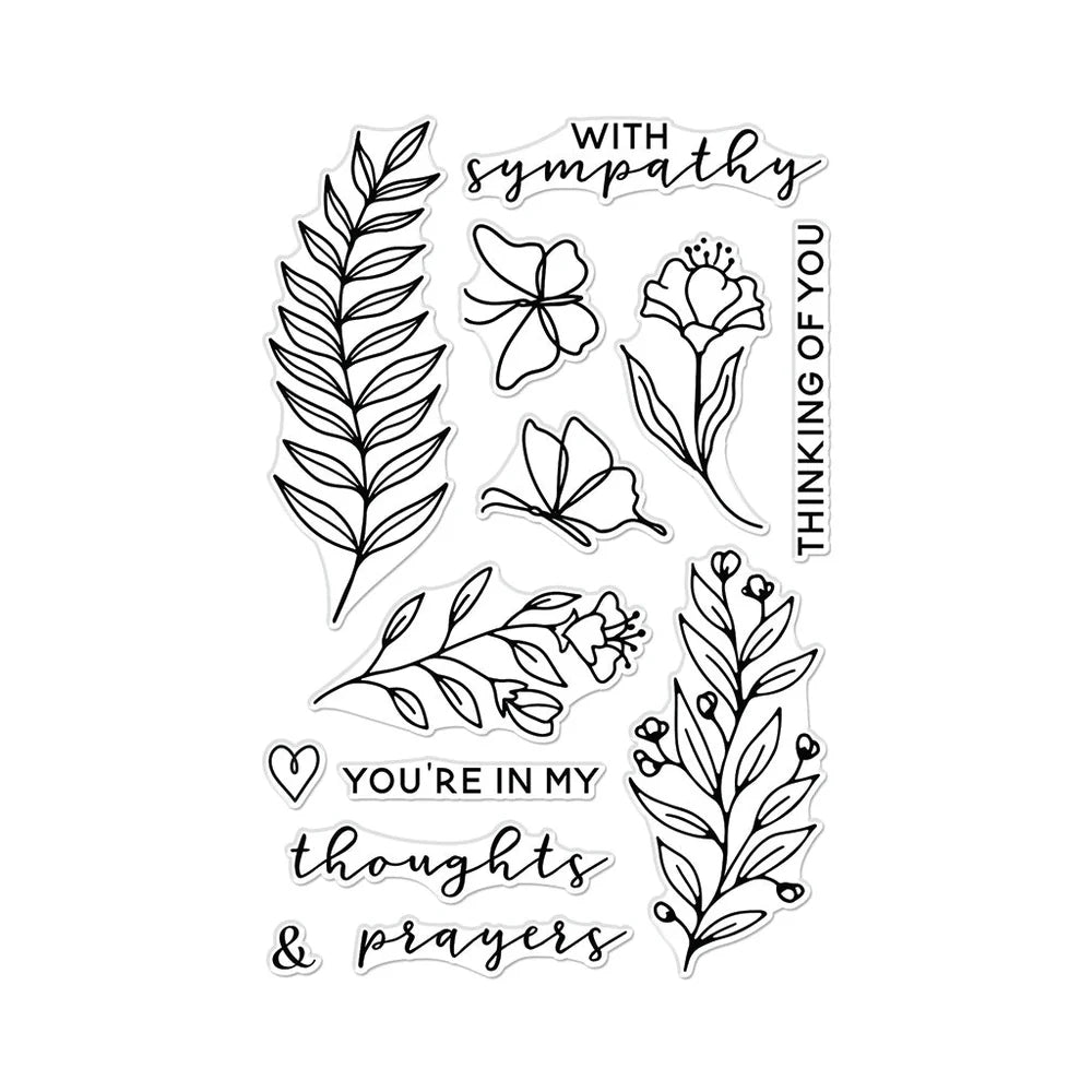 Hero Arts PolyClear Stamp Set With Sympathy (CM722)
