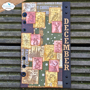 Elizabeth Craft Designs Winter Bliss Collection December Postage Stamps (CS382)