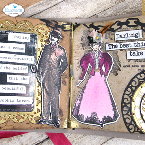 Elizabeth Craft Designs Mr and Mrs Stamp and Die set (CSD400)