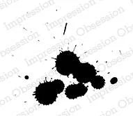 Impression Obsession Rubber Stamp Splat by Dina Kowal (D13335)