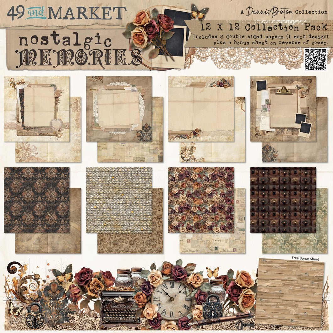 49 and Market  - Nostalgic Memories  12x12 Collection Pack (DNM-33809)