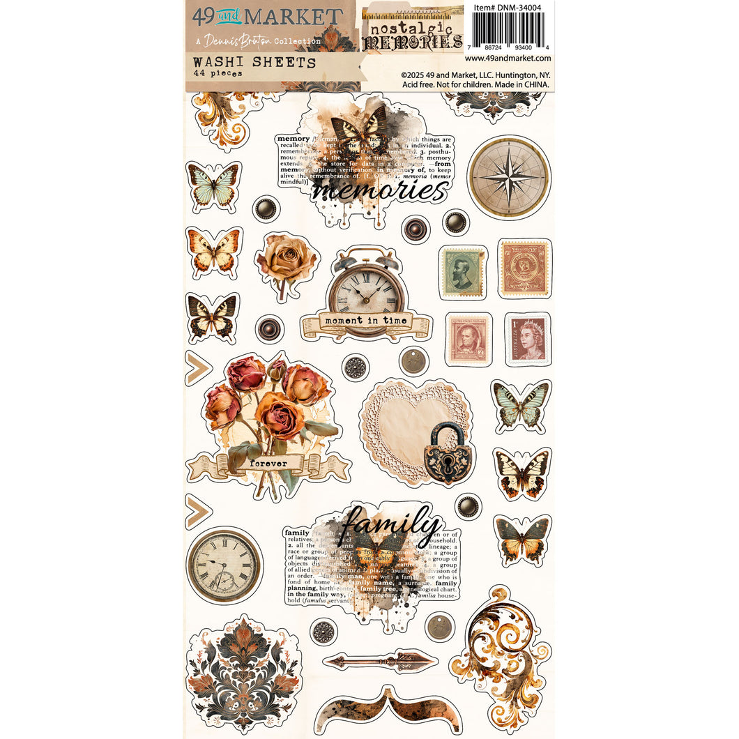 49 and Market  - Nostalgic Memories Washi Tape (DNM-34004)