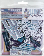 49 and Market  -  Plume & Petal Chipboard Sentiments (DPP-35230)